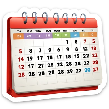 el siguiente mes sticker