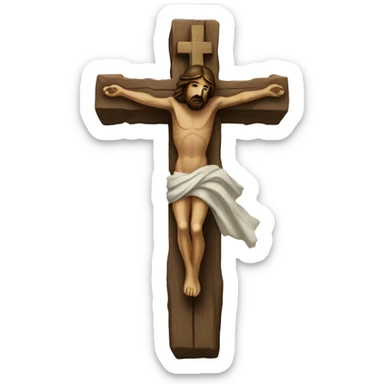 Jesus cross  sticker