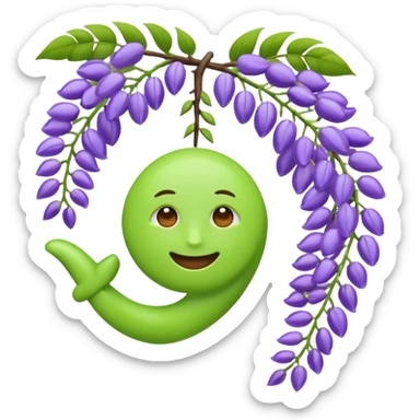 emoji check mark yes out of wisteria sticker