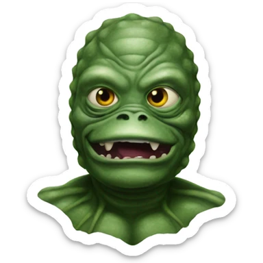creature from the black lagoon sticker