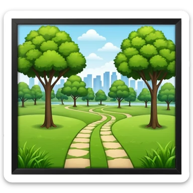 A local park sticker