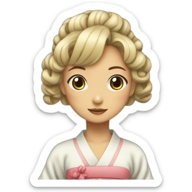 Hina（Japanese Girl） sticker