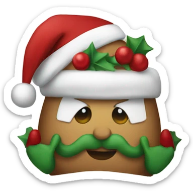 christmas cushion sticker