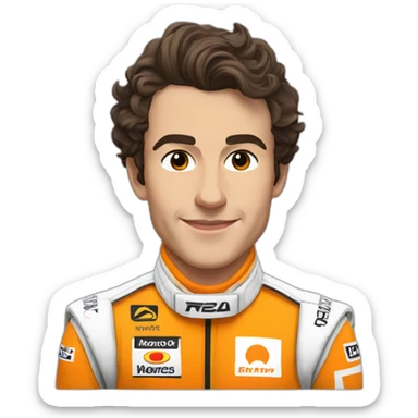 Lando Norris McLaren  sticker