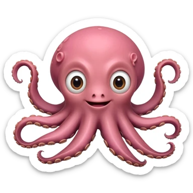 young pink flapjack octopus from Disney Pixar's animated film Finding Nemo sticker