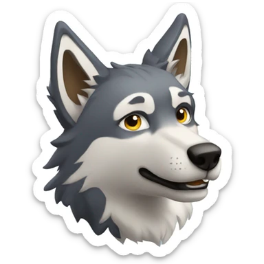 Loup 🥷 sticker