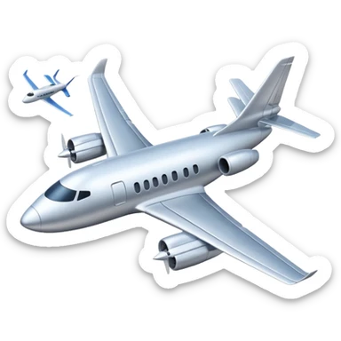 Stella plane sky sticker