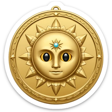 Medalla de la Adoración nocturna mexicana sticker
