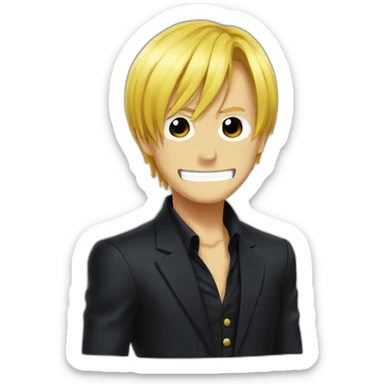 sanji one piece sticker