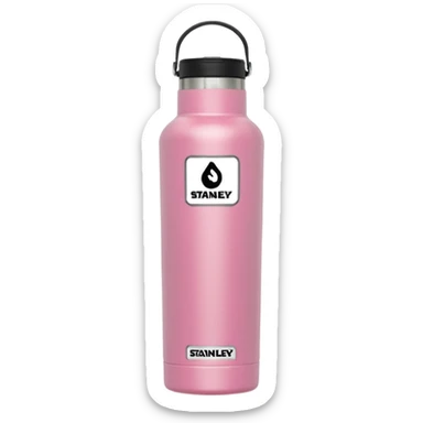 pink stanley water bottle 40 oz tumbler sticker