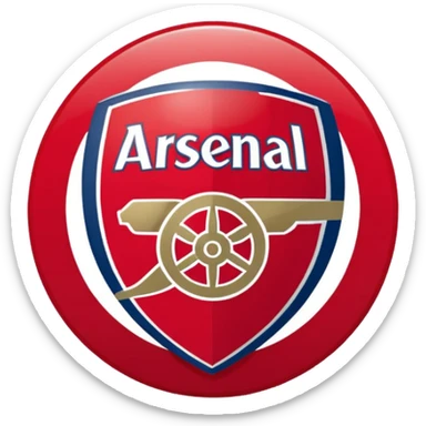 Arsenal fc logo sticker