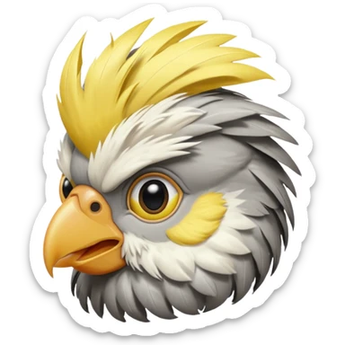 cockatiel bird sticker