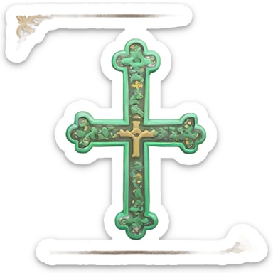 russian orthodox cross sticker