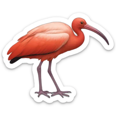 red-ibis sticker