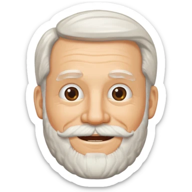 Kernel sanders with beard sticker