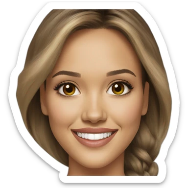 Jessica alba sticker
