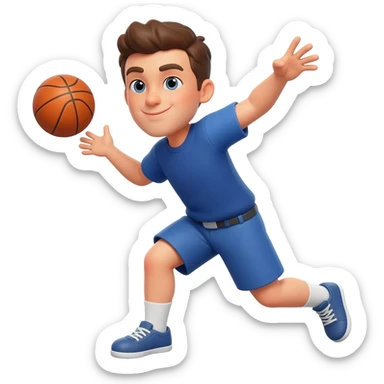 Makk ballEmoji throwing makk balla sticker