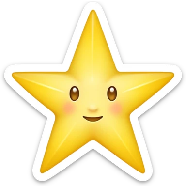 A SINGLE STAR  sticker