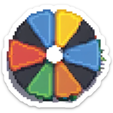 Pixel art with exactly two X characters and one 1 arranged as X1X sticker