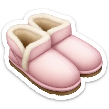 light pink uggs slippers sticker