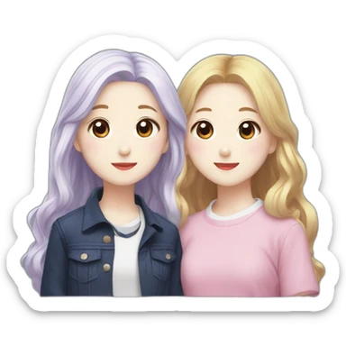 Mina y dahyun twice  sticker
