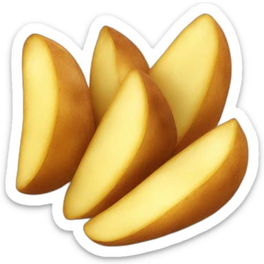 Potato wedges sticker
