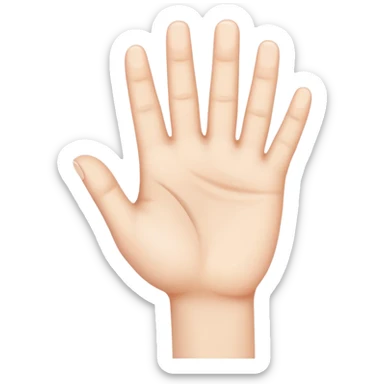 a human body part sticker