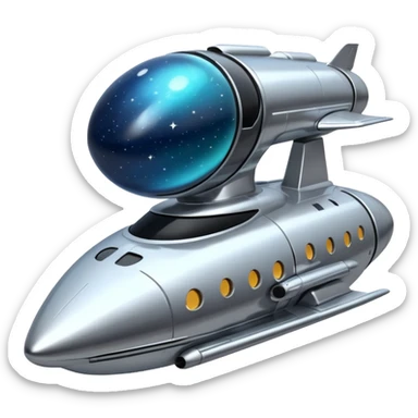 ship in space sticker