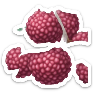 Lychee Blue color sticker