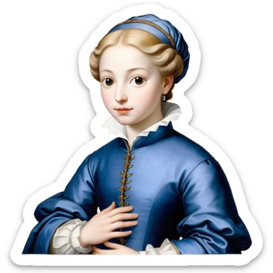 cinematic - aesthetic brilliant divine lighting, oil paint - famous works of mannerism together; parmigianino, bronzino, tintoretto sticker