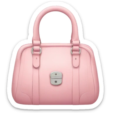 Pastel pink purse sticker
