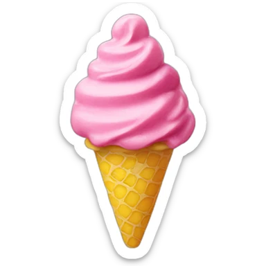 lemon raspberry gelato sticker