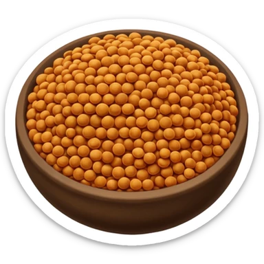 Lentil sticker