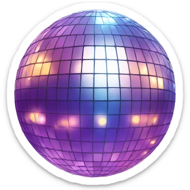 disco ball  sticker
