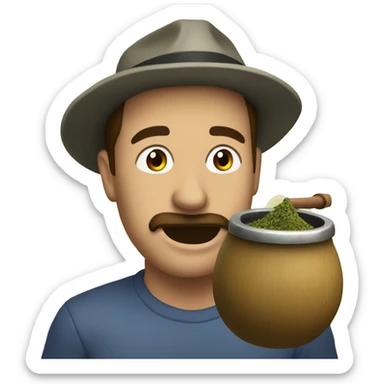 Yerba mate matero  sticker