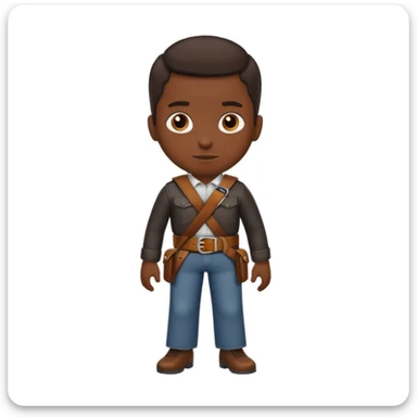 Un daron avec une ceinture sticker