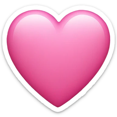 pink heart sticker