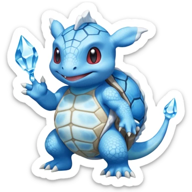 Drakloak-Wartortle-Froslass-fusion (full body) sticker