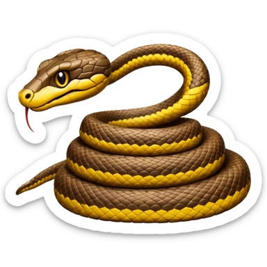 emotional damage of snake sticker