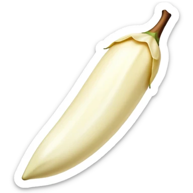 white vanilla  sticker