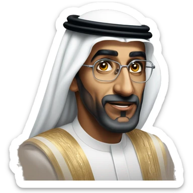 Sheikh Zayed bin sultan al nahyan sticker