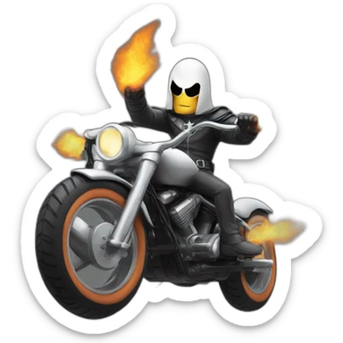 space ghost rider sticker