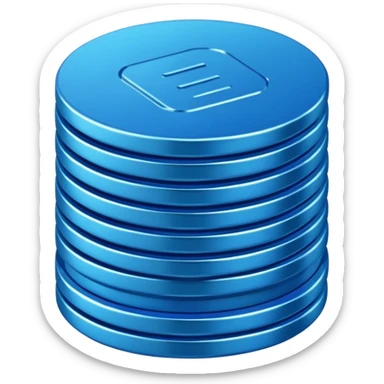 blue coins credit pack sticker