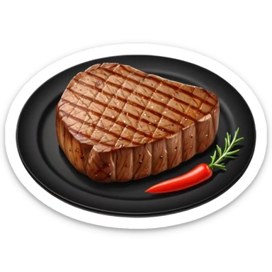 Ny stake on a black plate,nice  sticker