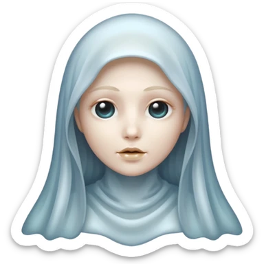 Chrome ghost sticker