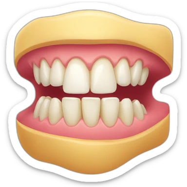 missing teeth sticker