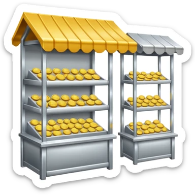 ,Stalls with Coins  sticker