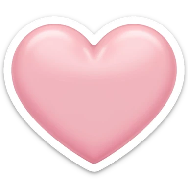 Pastel Pink Heart sticker