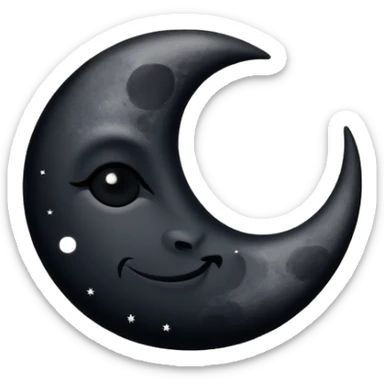 Taurus new moon sticker