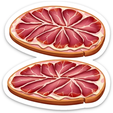 fette di prosciutto crudo di parma (Parma Ham) sticker